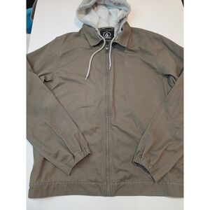 Men's Volcom Rexton Jacket Jacket Zip Up Hoodie Sz Large